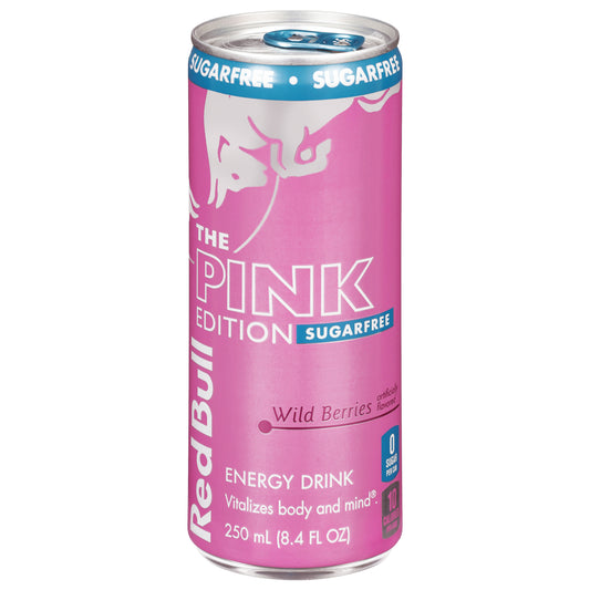 Red Bull The Pink Edition Sugarfree Wild Berries Energy Drink 250 ml
