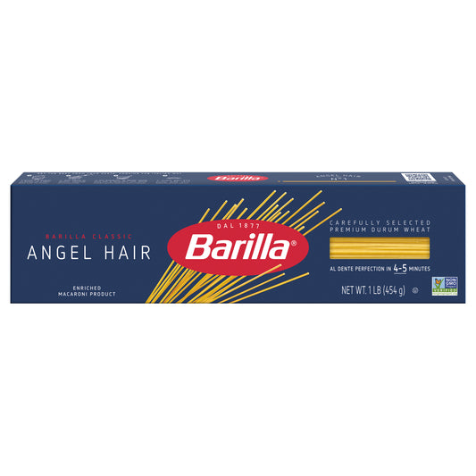 Barilla Blue Box Angel Hair Non-GMO Certified & Kosher Pasta