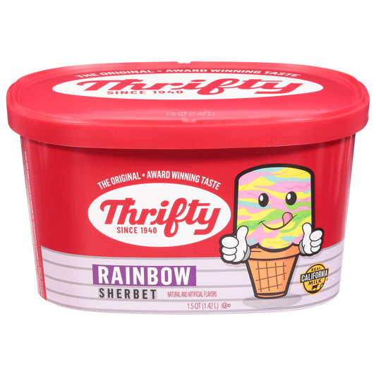 Thrifty Rainbow Sherbet 1.5 qt