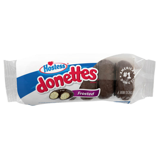 HOSTESS Frosted DONETTES Single Serve, 6 Count, 3 oz