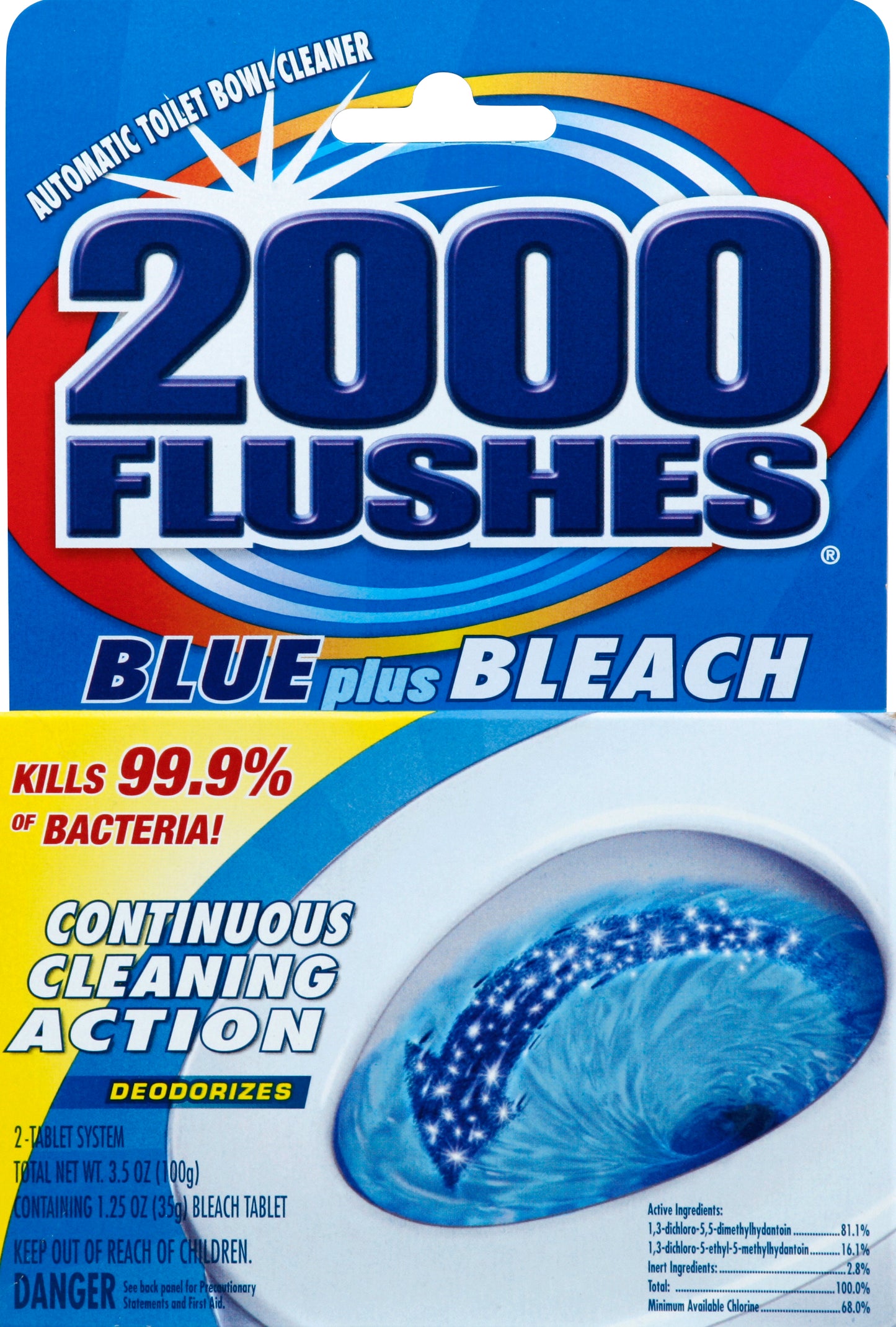 2000 Flushes Toilet Bowl Cleaner 2 ea
