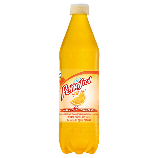Peñafiel Naranjada Mineral Spring Water, 20.3 fl oz bottle