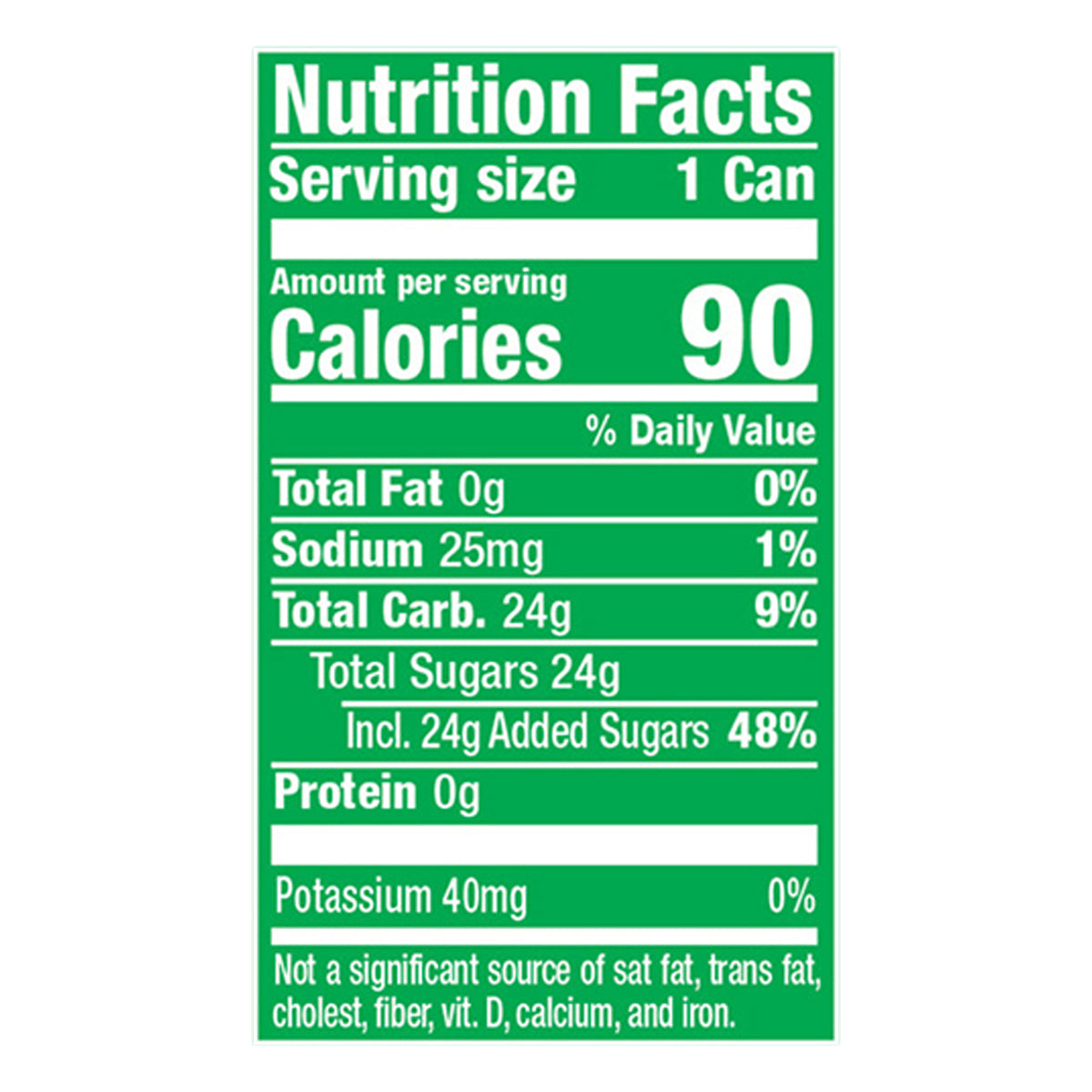 7UP Lemon Lime Soda, 7.5 fl oz mini cans, 10 pack