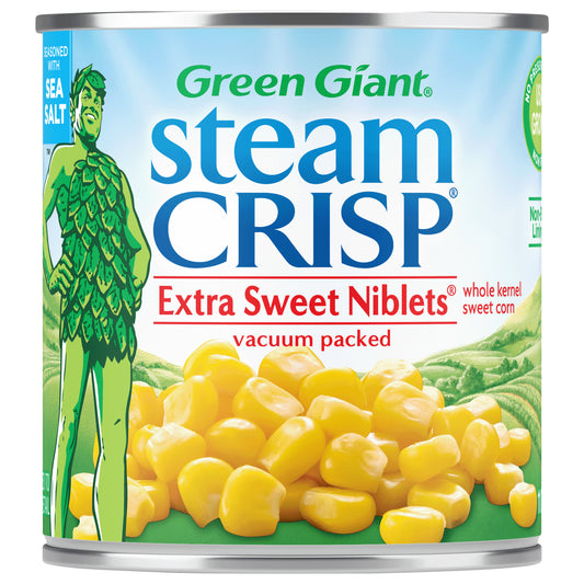Green Giant Steam Crisp Vacuum Packed Extra Sweet Niblets Whole Kernel Sweet Corn 11 oz