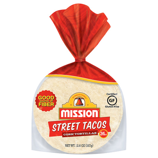 Mission Street Taco Corn Tortillas, 24 Count