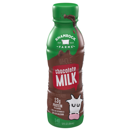 Shamrock Farms Whole Chocolate Milk - 12oz