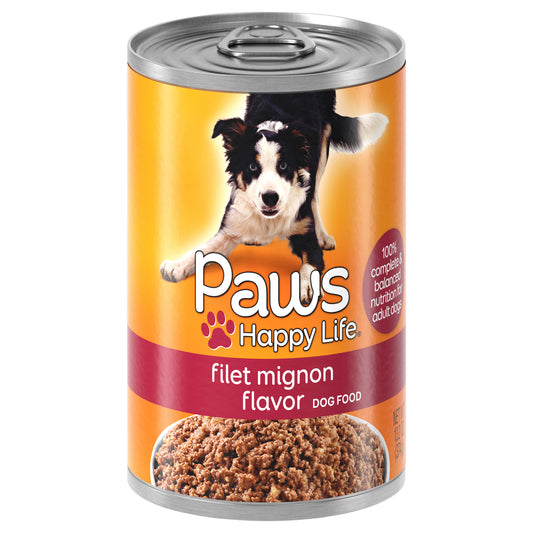 Paws Happy Life Filet Mignon Flavor Dog Food 13.2 oz