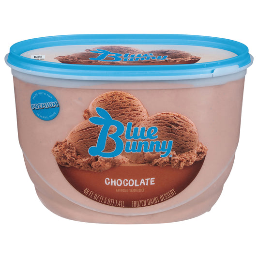 Blue Bunny Premium Chocolate Frozen Dessert, 48 fl oz