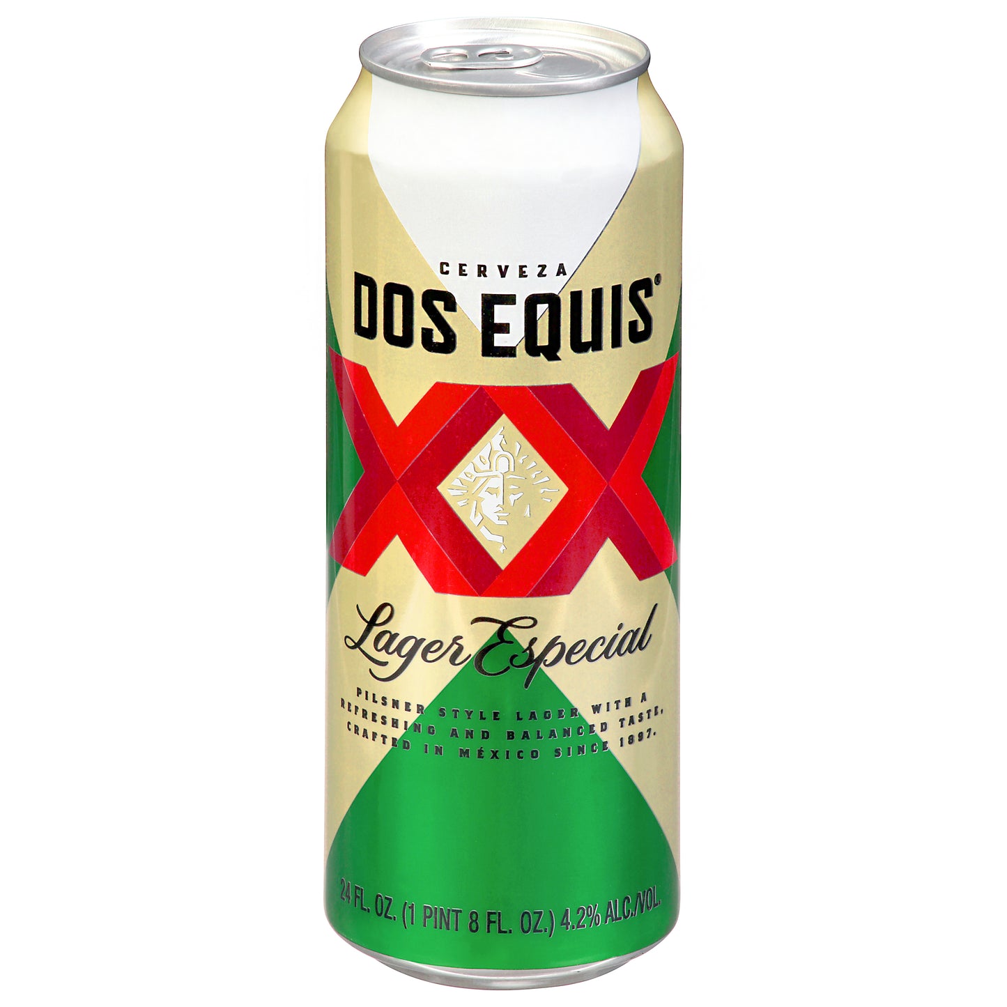 Dos Equis Especial Lager Beer 24 oz