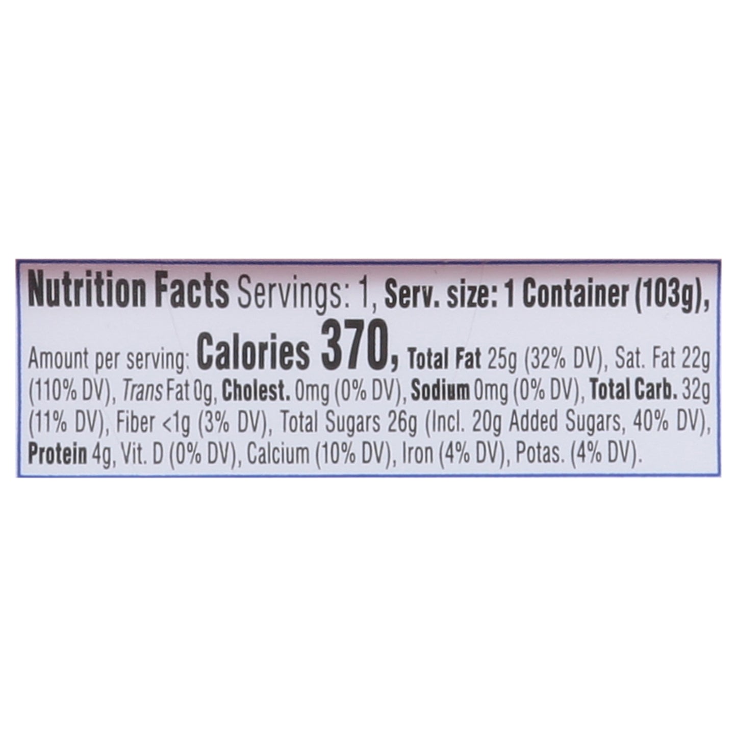 Dibs Crunch Frozen Dairy Dessert 4 fl oz