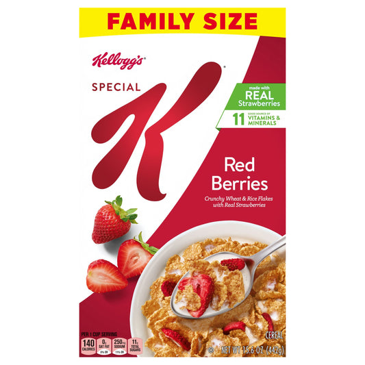 Kellogg's Special K Breakfast Cereal Red Berries, 15.6 oz