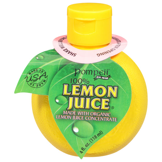 Pompeii Lemon 100% Juice 4 fl oz