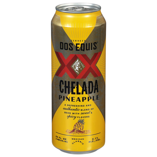 Dos Equis Chelada Pineapple Beer 24 fl oz