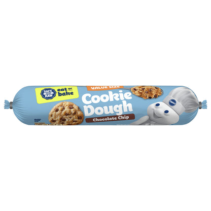 Pillsbury Ready To Bake Refrigerated Cookie Dough, Chocolate Chip, Value Size, 30 Cookies, 30 oz