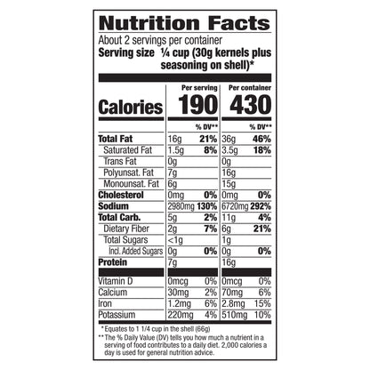 DAVID Seeds Jalapeno Flavored Salted and Roasted Jumbo Sunflower Seeds, Keto Friendly Snack, 5.25 OZ Bag