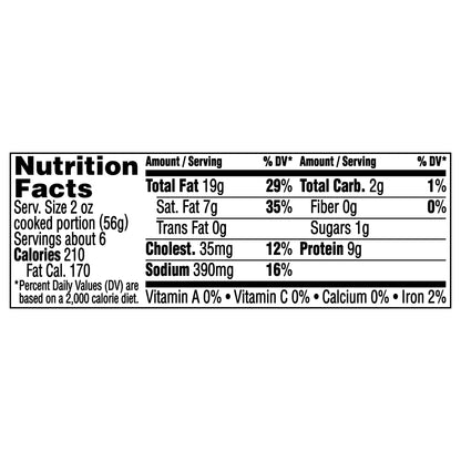 Jimmy Dean® Premium Pork Hot Breakfast Sausage Roll, 16 oz - PREVIOUSLY HANDLED FROZEN FOR YOUR PROTECTION REFREEZE OR KEEP REFRIGERATED