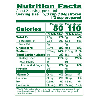 Green Giant Simply Steam Baby Brussels Sprouts & Butter Sauce, Lightly Sauced Frozen Vegetables, 8 OZ