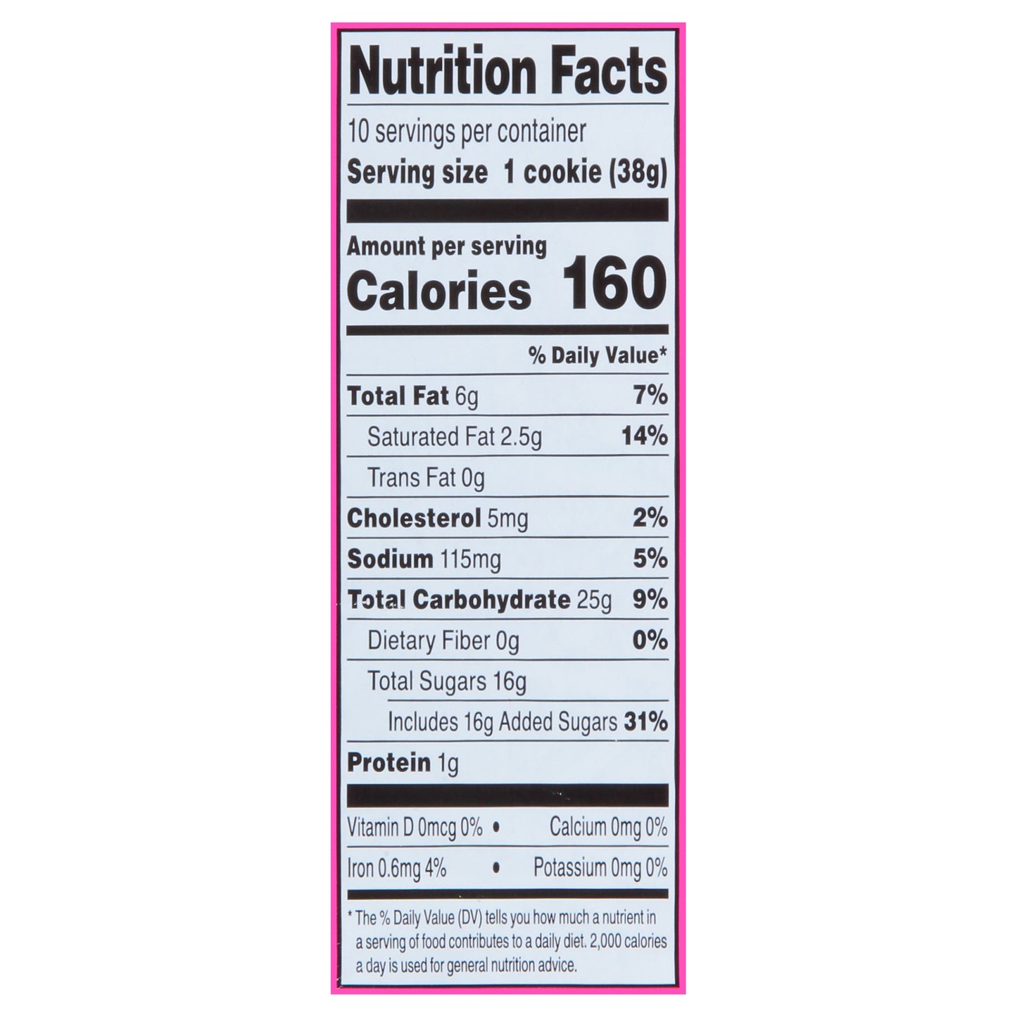 Sweet P's Bake Shop Pink Frosted Sugar Cookies 13.5 oz