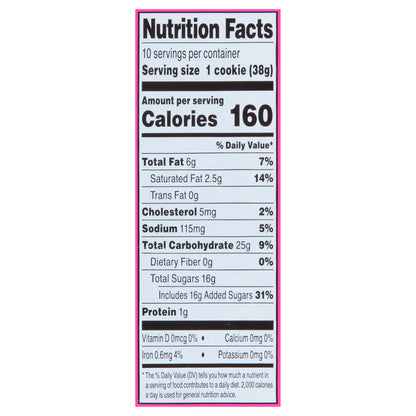 Sweet P's Bake Shop Pink Frosted Sugar Cookies 13.5 oz