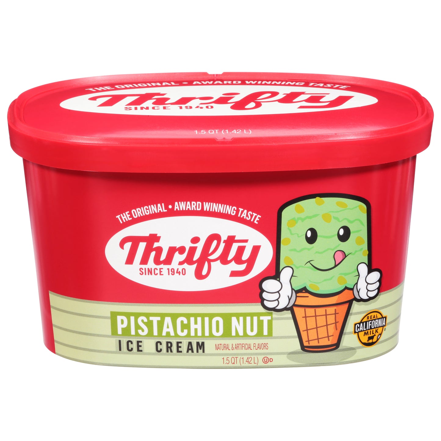Thrifty Pistachio Nut Ice Cream 1.5 qt