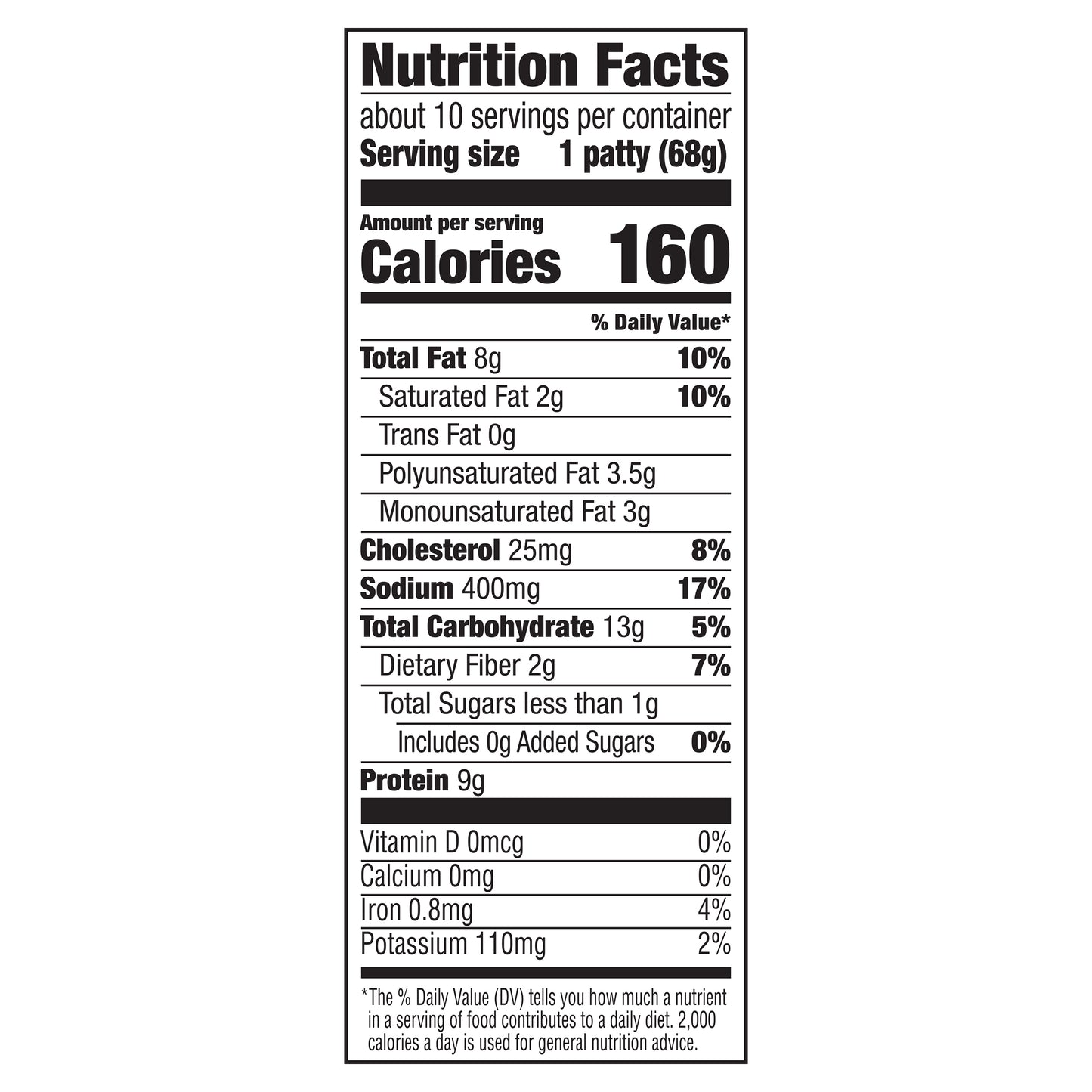 Banquet Frozen Chicken Patties Made With 100% Natural* Chicken, 24 oz.