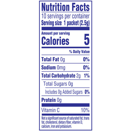 Crystal Light Peach Mango Green Tea Naturally Flavored Powdered Drink Mix, 10 ct On-the-Go-Packets