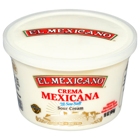 El Mexicano Mexican Style Original Sour Cream 16 oz