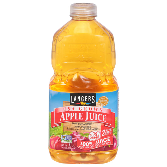 Langers USA Grown Apple Juice 64 fl oz