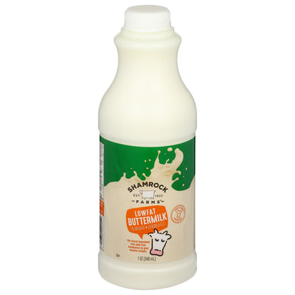 Shamrock Farms Lowfat 1% Milkfat Buttermilk 1 qt