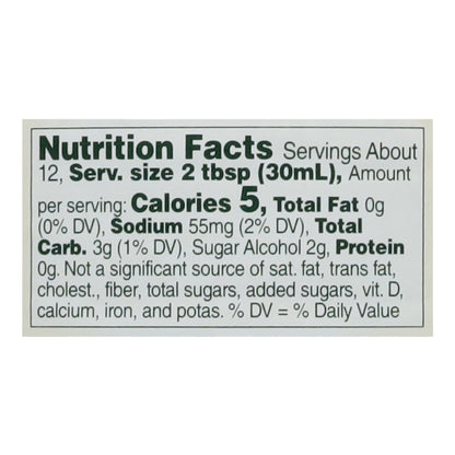 Maple Grove Farms Sugar Free Original Flavor Syrup 12 fl oz