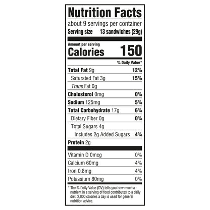 RITZ Bits Cheese Sandwich Crackers, 8.8 oz