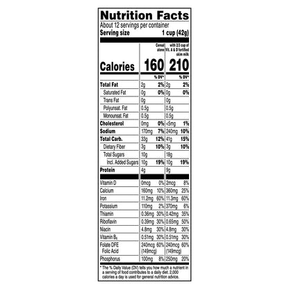 Life Large Size Cinnamon Multigrain Cereal 18 oz
