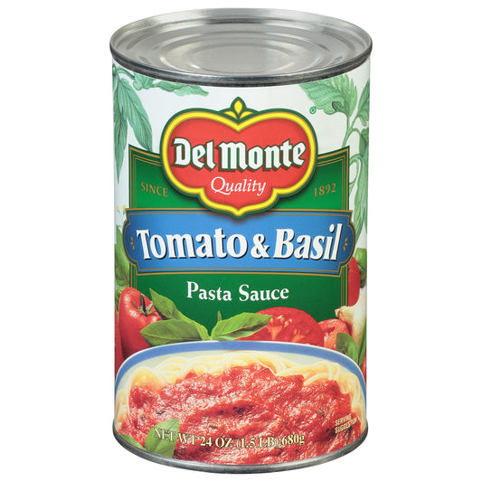 Del Monte Tomato & Basil Pasta Sauce 24 oz