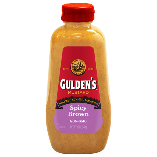 GULDEN'S Spicy Brown Mustard Squeeze Bottle, 12 oz.