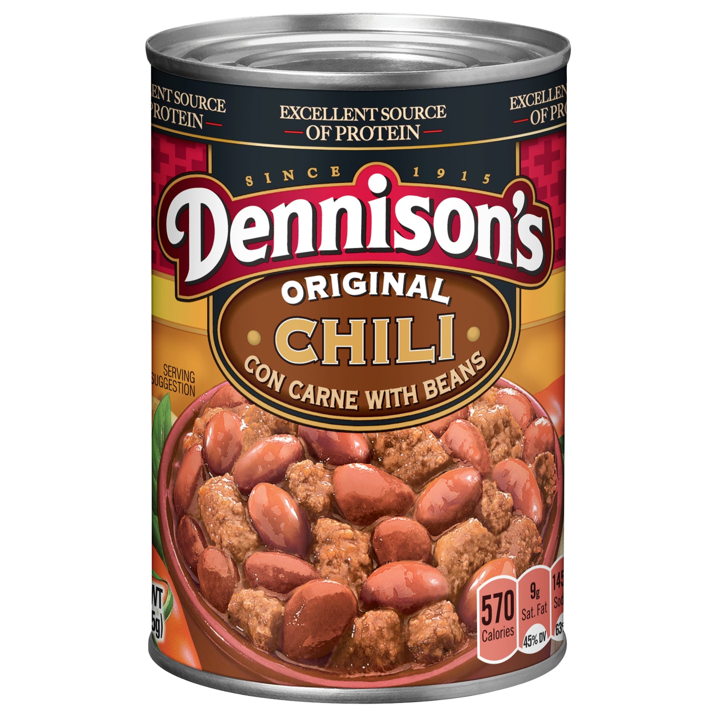 Dennison's Original Chili Con Carne with Beans, 15 Ounce