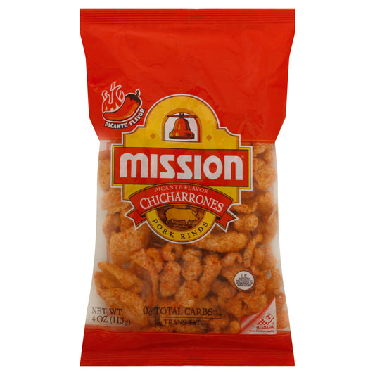 Mission Pork Rinds 4 oz - Picante