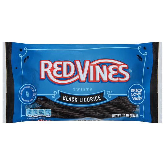 Red Vines Black Licorice Twists 14 oz