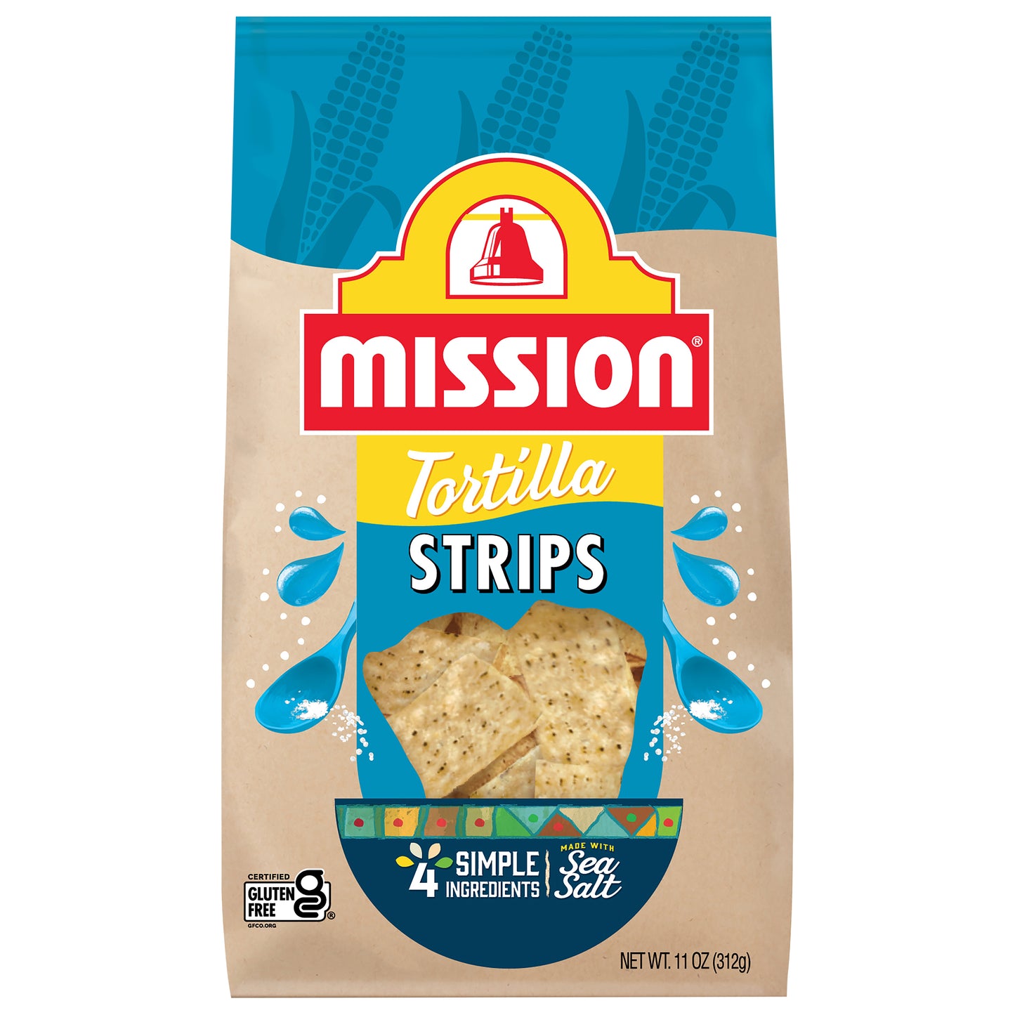 Mission Strips Tortilla Chips, 11 oz