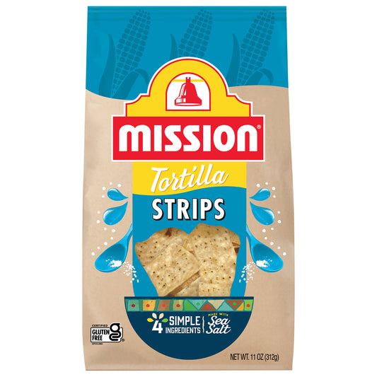 Mission Strips Tortilla Chips, 11 oz