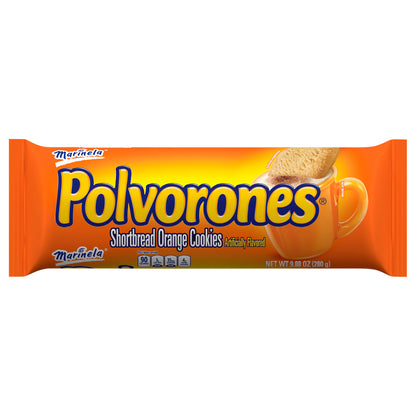 Marinela Polvorones Orange Shortbread Cookies, 9.88 oz