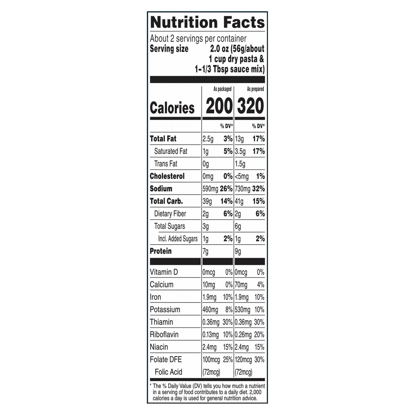 Pasta Roni Fettuccine Chicken Flavor 4.7 Oz