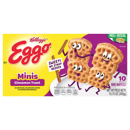 Kellogg's® Eggo® Minis Cinnamon Toast Frozen Waffle Bites
