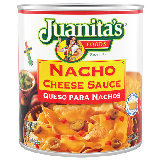 Juanita's Foods Nacho Cheese Sauce, 106 oz Can