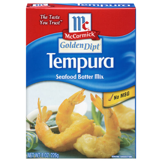McCormick Golden Dipt Tempura Seafood Batter Mix 8 oz