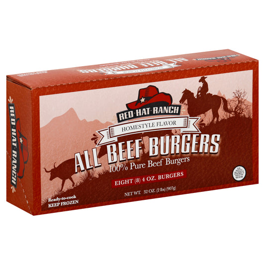 Red Hat Ranch Burgers 8 ea