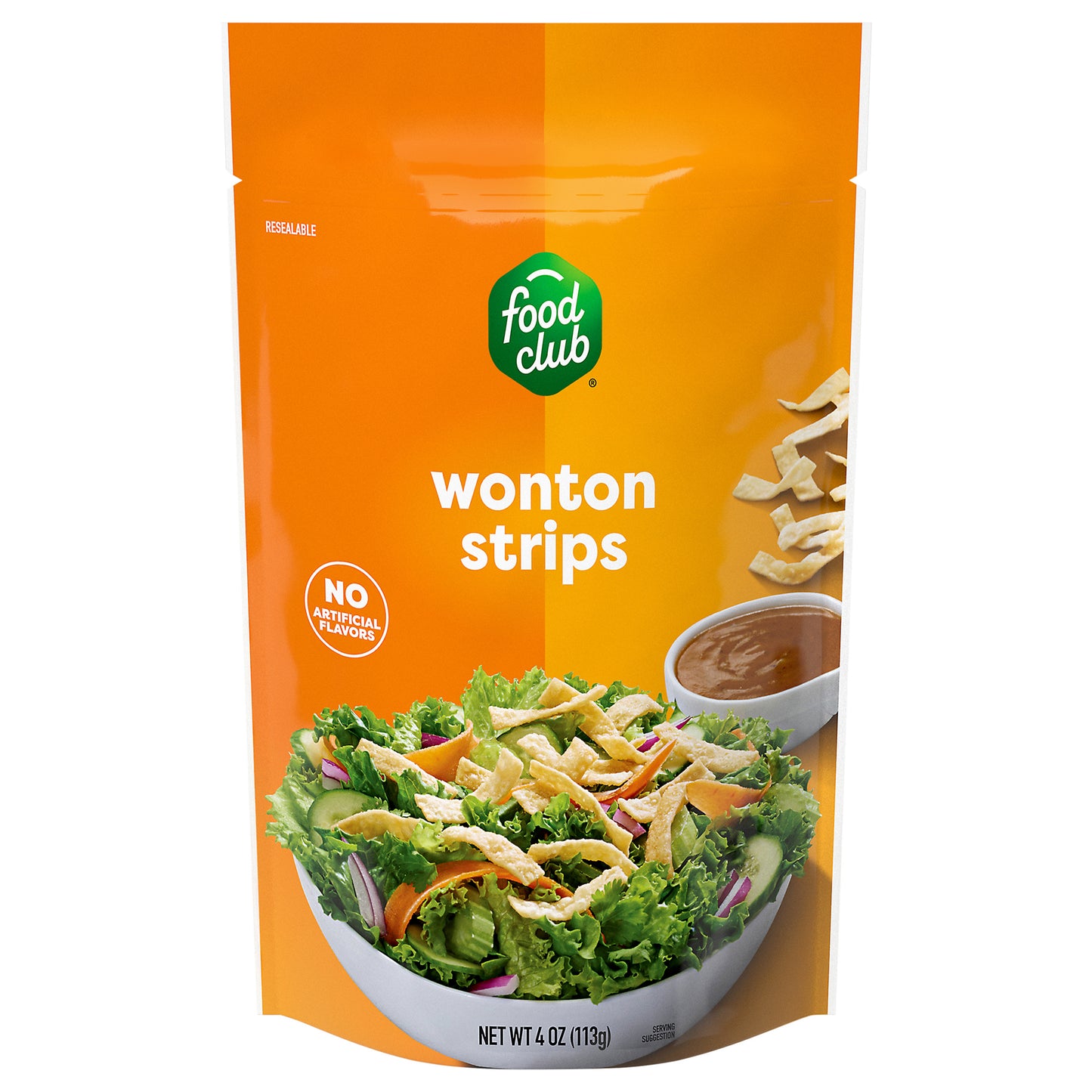 Food Club Wonton Strips 4 oz