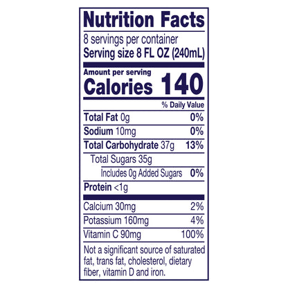 Welch's 100% Grape Juice, Concord Grape, 64 fl Oz Bottle