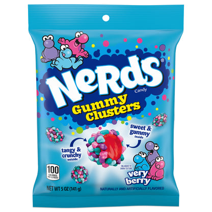 Nerds Gummy Clusters Very Berry Candy 5 oz