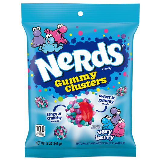 Nerds Gummy Clusters Very Berry Candy 5 oz