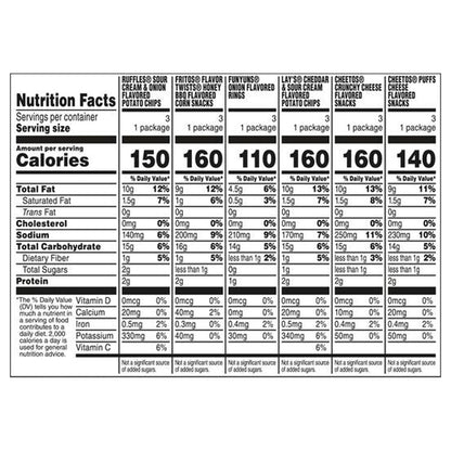 Frito Lay Snacks Variety Packs Variety 16.875 Oz, 18 Count